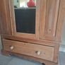 Old vintage pine wardrobe Image 4