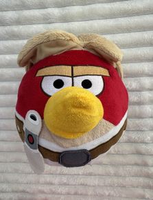 Angry Birds Star Wars approx. 9 Luke Skywalker Plush Soft Used Please look on the Bottom of the toy look at the pictures