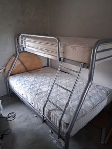 Orthopaedic pocket sprung double and single triple bed frame bunk