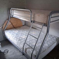 Orthopaedic pocket sprung double and single triple bed frame bunk
