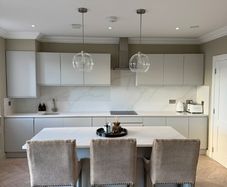 Calacatta Gold Quartz Modern Kitchen