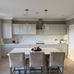 Calacatta Gold Quartz Modern Kitchen