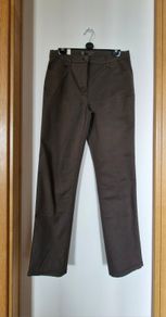 C&A Canda Light Womens Trousers Dark Olive Comfort Straight Fit s. 38/40