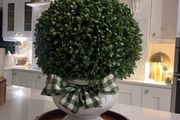 XL Faux Box in a distressed planter