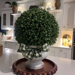 XL Faux Box in a distressed planter