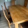 Dining room chairs oak x 6 Image 4