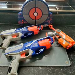 NERF guns and target set.