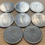 Ireland 1 pound date run 1990 to 2000 millenium 8 coin lot all nice grade Image 3