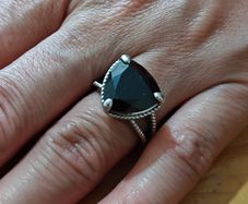 Sterling Silver Ring - Size N - Stamped for Silver (S45)