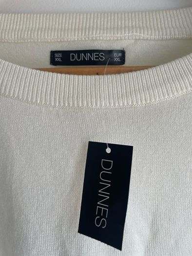 Ladies blue stripe crewneck plus size New