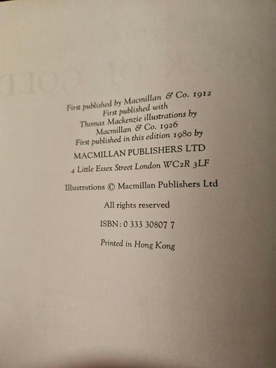 The Crock Of Gold. By James Stephens. Illustrations By Thomas Mackenzie.  1980 Hardback With Dustjacket In Good Condition.  See Photos For Same.