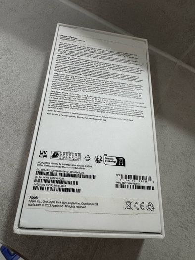 iphone box for iPhone 14 Pro Max 256