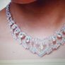 Bridal Necklace and matching Earrings ( DEBS ) Image 2