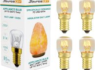 main image for ad Salt Lamp Bulbs 15w E14 Pack of 4 for Oven 300 C, Fridge, Multipurpose Pygmy Appliance SES Incandescent dimmable Bulbs
