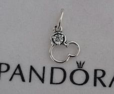 Pandora Disney Minnie Mouse Silhouette Charm New