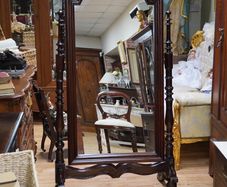 Mahogany Cheval Mirror