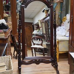 Mahogany Cheval Mirror