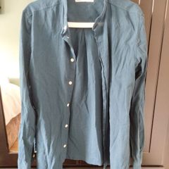 Navy Summer Long Sleeve Shirt