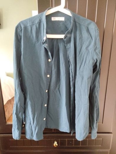 Navy Summer Long Sleeve Shirt