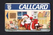 1993 Ireland 10 Unit Christmas Callcard wishing their customers a Happy Christmas (Gemplus GEM1) Call Card Used. Telecom Eireann card number 1054