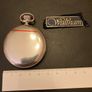 Sterling silver open face watch, Waltham, can be used as desk clock. Brand new Image 3