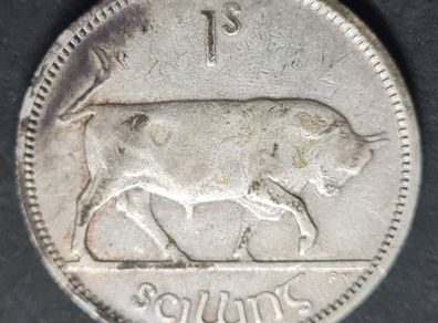 Ireland 1942 1s Shilling Silver Coin