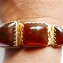 Vintage womens amber cocktail watch. Russian Watch Ladies CHAIKA Image 5