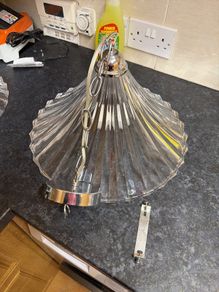 Large Pendant Clear Glass