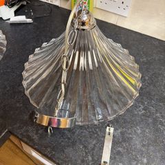 Large Pendant Clear Glass