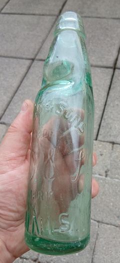 Vintage Downs Ennis codd neck bottle