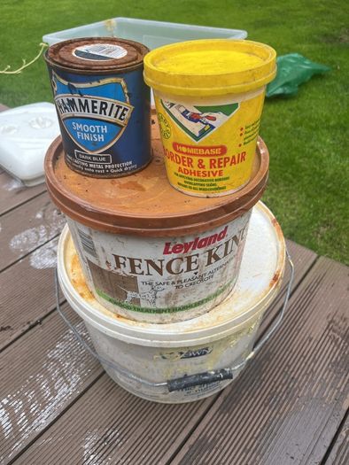 Paint and wallpaper adhesive
