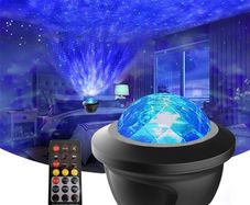 LED Star Galaxy Projector Starry Sky Night Light Built in Bluetooth Speaker Home Bedroom Decoration Kids Gift Lamp