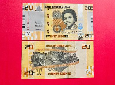 Sierra Leone  20   LEONES. 2022   Pick  38a ( Uncirculated )