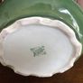 Vintage Large Green Staffordshire pottery Plant Pot Fruits Pattern Image 4