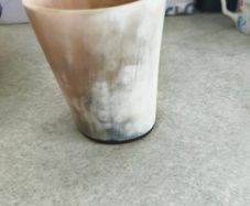 Vintage Handmade Horn Beaker.