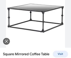 mirror coffee table