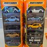 Matchbox & Hotwheels 5 Pack Toy Cars Nissan Mercedes VW Porsche Police Image 3