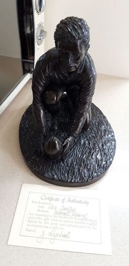 J. Rynhart Limited Edition Bronze Statue of an Irish Rugby Player
