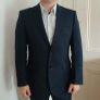 Mens navy Paul Costelloe Suit - jacket and trousers - 40 regular jacket, 34 short trousers Image 4