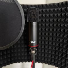 Condenser Microphone + accessories