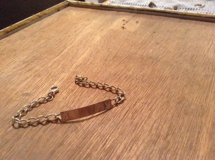 Solid silver bracelet