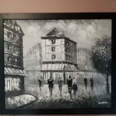 Oil on canvas board