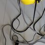 Carolyn Donnelly enamel table lamps. Image 4