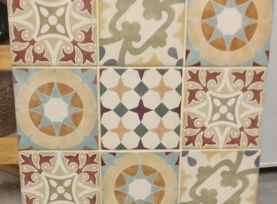Colourful tiles