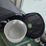 White Crystal Singing Bowl 24 cm with Mallet & Carry Bag Image 3