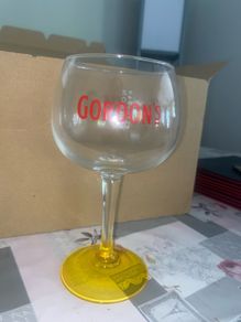 6 x Gordon's Yellow Stem Gin glasses