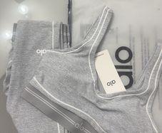 womens grey Alo set