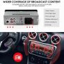 Car Radio Bluetooth 5.0 Hands-free1 Din Universal Built-in Microphone, 4X65W Car Radio Receiver, USB/TF/FM/AUX/WMA/WAV/MP3 Media Player with 7 Colorful Lights (FREE POSTAGE) Image 4