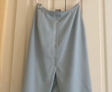 Vintage 70's/80's Classic Style Blue Skirt.