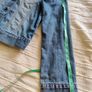 Only denim jeans jacket cotton size 10/12 in good condition see last three photos for exact measurements FREE STANDARD POSTAGE INCLUDED Image 6